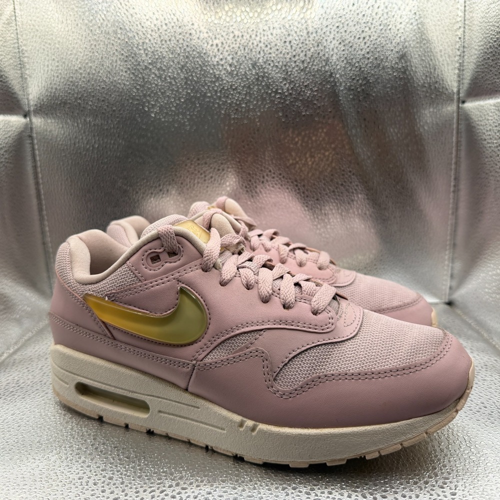 Size 8 Nike Air Max 1 Jelly Jewel Plum Chalk Womens Athletic Sneakers AT5248-500